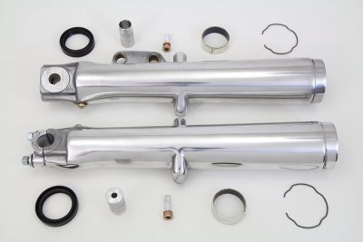 Polished Lower Fork Slider Single Disc