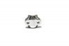 Chrome Fork Slider Axle Cap Left Side